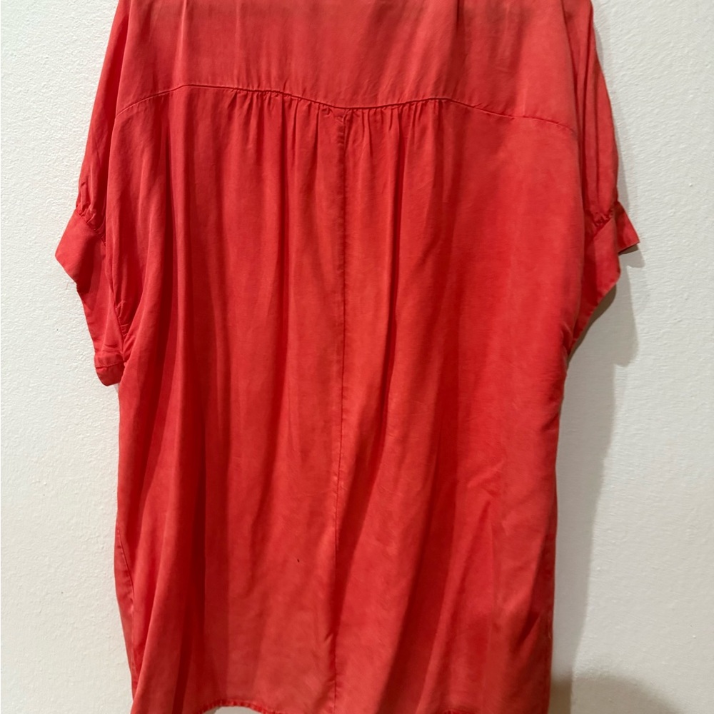 Red tunic blouse - Picture 2 of 5
